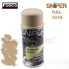 SNIPER farba v spreji RAL 1019 pieskova 150ml FOSCO Industries