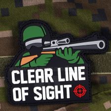 3D nášivka PVC Clear Line of Sight 8089