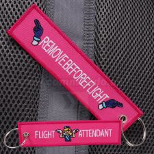 Flight Attendtant Remove Before Flight RBF prívesok kľúčenka