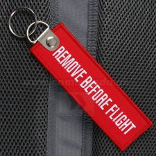 Remove Before Flight Heavy RBF prívesok kľúčenka