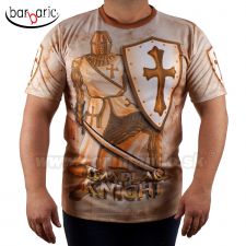 Templar Knight Golden Sublimate Tričko Barbaric®