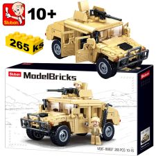 Stavebnica SLUBAN modelu útočného terénneho vozidla M38-B0837 Stavebnica SLUBAN modelu útočného terénneho vozidla M38-B0837