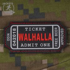 WALHALLA Ticket blackmedic 3D nášivka PVC JTG