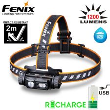 Nabíjateľná čelovka FENIX HM60r, 1200 Lumen