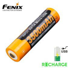 Dobíjacia USB Li-ion batéria FENIX 3500mAh 18650