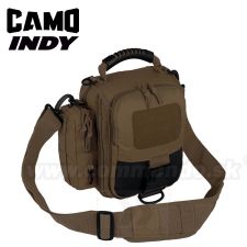 Taška cez rameno INDY Camo piesková Coyote 5,5L