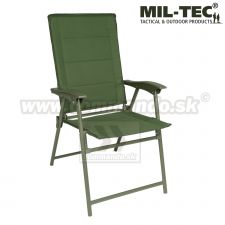 Kempingová skladacia stolička zelená