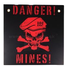 Tabula Danger Mines! Pozor miny! Black Red 101 INC