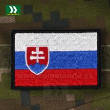 Nášivka vlajka Slovakia so suchým zipsom nový rozmer OSSR