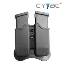 Cytac dvojité rotačné púzdro na pištoľové zásobníky 9x19mm s pádlom