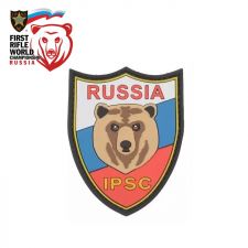 Russia IPSC - 3D nášivka Rubber Patch