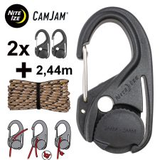 CamJam® 2ks Cord Tightener Nite Ize® NCJ-25-2R3