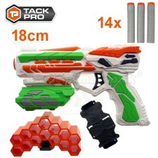 TACK PRO CROW I SET nerfka 18cm + 14ks nábojov