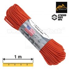 Helikon Parašutistické lanko Paracord 550 Lbs oranžová