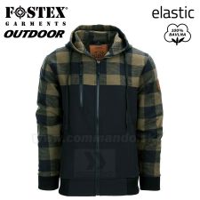 Lumbershell Jacket outdoor mikina Black Olive Fostex