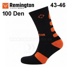 Remington Hunting Socks ponožky 100 Den 43-46 Black