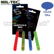 Mini svetelné tyčinky 10ks STURM Lightstick, modré