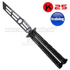 K25 Striker Black Coated Motýlik tréningový nôž 02194