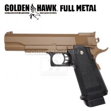 Airsoft Pistol Golden Hawk GE3002 HiCapa Metal Pistol Spring 6mm