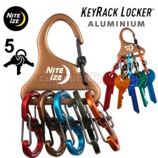 Kľúčenka KeyRack Locker® Aluminium Nite Ize® S-Biner