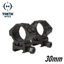 THETA Optics 30mm Montážne krúžky 21/22mm Low Mount Rings