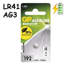 LR41 AG3 1,5V Alkaline Battery GP