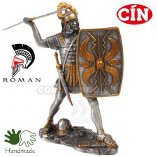Ríman legionár cínový bojovník 10cm figúrka z cínu 708-8532