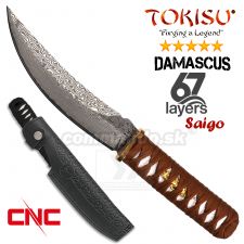 Damaškový nôž TOKISU 62 Layers 32624 CNC Damascus