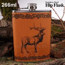 Likérka ploskačka Jeleň 9oz 0,27 Litra Hip Flask