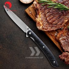 Zatvárací steakový nôž DELLINGER Sok Shark Damascus