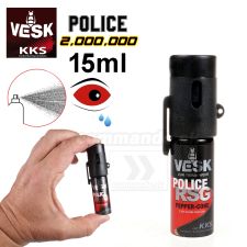 Obranný slzný sprej VESK RSG POLICE Defense Pepper Gel Kaser 15ml