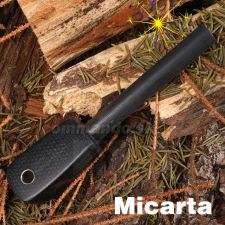 Black Micarta Firesteel Ferrocerium kresadlo podpaľovač