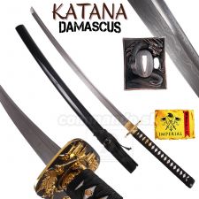 Katana Damascus Steel 32549 funkčný ostrý meč Toledo Imperial