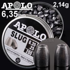 Diabolo APOLO SLUG 6,35mm 2,14g 200ks
