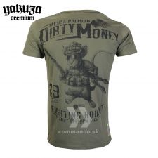 Yakuza Premium tričko DIRTY MONEY 3518 olivové