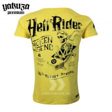 Yakuza Premium tričko HELL RIDER 3410 žlté