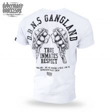 Doberman´s Aggressive tričko GANGLAND biele