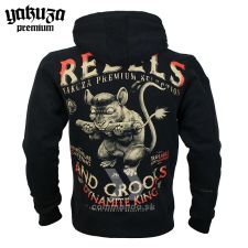 Yakuza Premium mikina REBELS 3625 C čierna