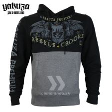 Yakuza Premium mikina REBEL CROOKS 3623 čierna