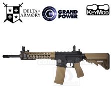 Airsoft Grand Power M4 AR15 KeyMod 10" Charlie Half Tan