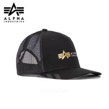 Alpha Industries Šiltovka Trucker Cap black