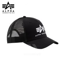Alpha Industries Šiltovka  Basic Trucker Cap black