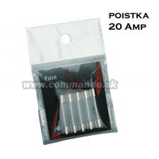 ASG Poistka Fuse Glass tube 20 Amp. 1ks