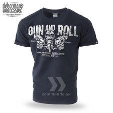 Doberman´s Aggressive tričko GUN AND ROLL čierne