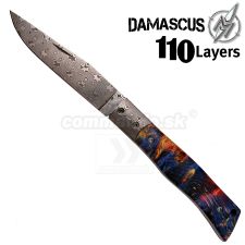 Damaškový zatvárací nôž Penknife 18864 Damascus 110 Layers