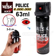 Obranný slzný sprej VESK RSG POLICE Defense Pepper Gel Kaser 63ml