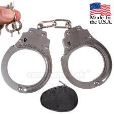 Putá kovové SUPER HandCuffs Nickel U.S.A.