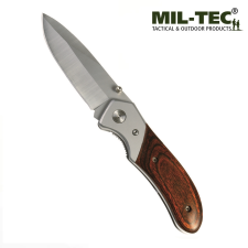 Zatvárací vreckový nôž s drevenými strienkami Miltec