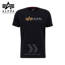 Alpha Industries Tričko Alpha Label T black