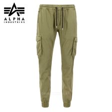 Alpha Industries Nohavice Cotton Twill Jogger olive